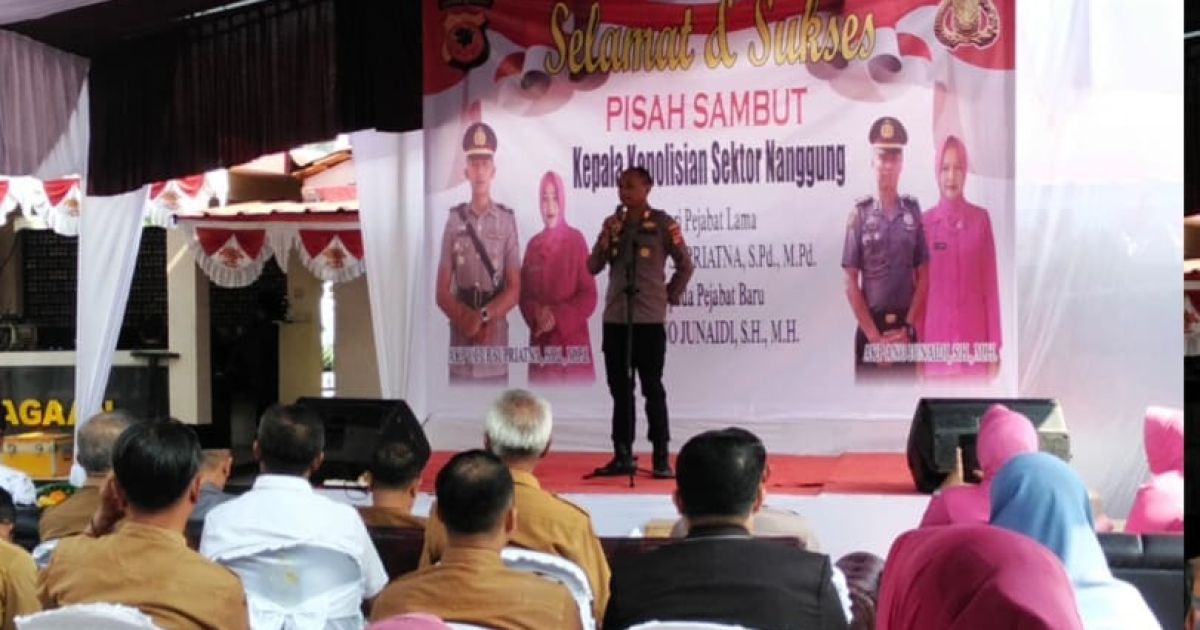 AKP Ano Junaedi Resmi Jabat Kapolsek Nanggung Kabupaten Bogor