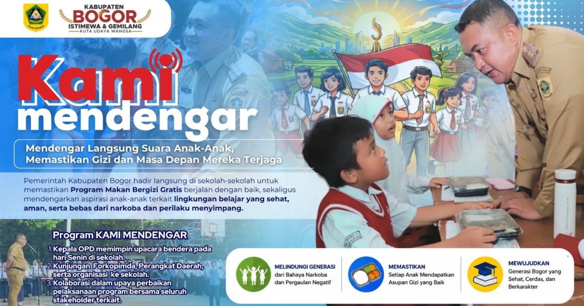 Rudy Susmanto Luncurkan Program KAMI Mendengar, Pejabat Bogor Wajib Hadir ke Sekolah