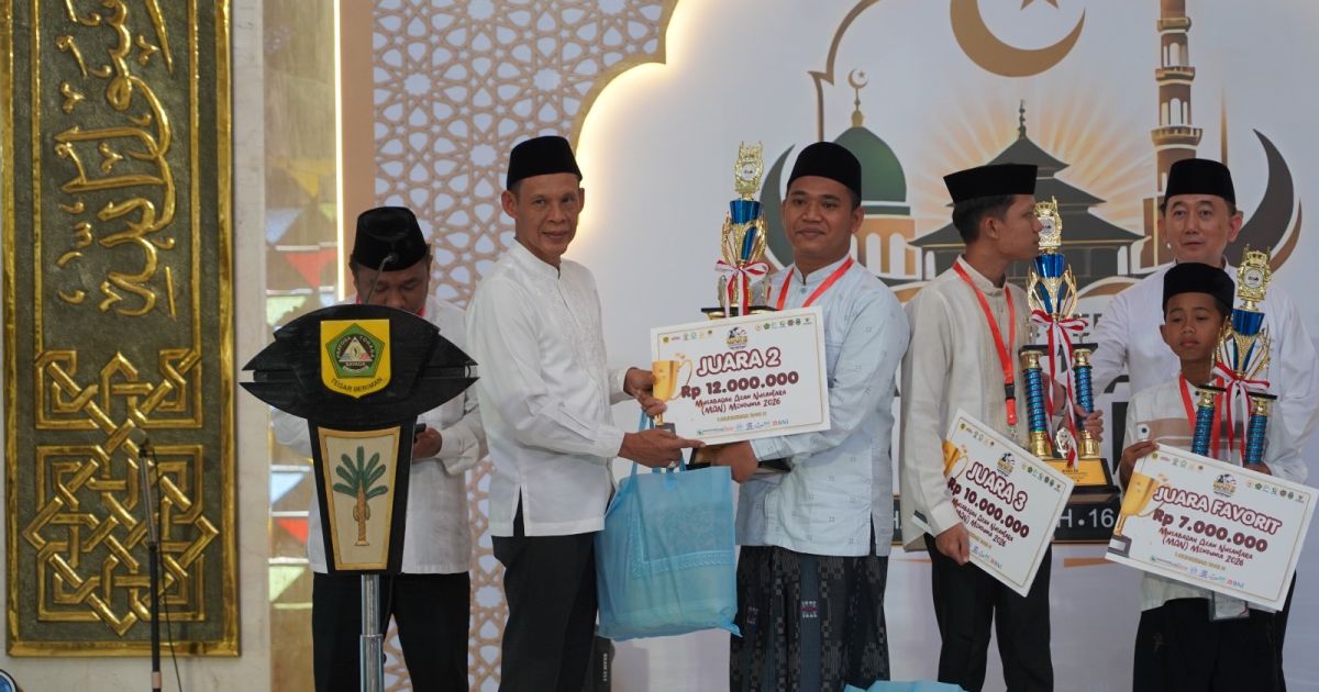 Wakil Bupati Bogor Jaro Ade hadiri Musabaqah Adzan Nusantara Mendunia di Masjid Nurul Wathon, Cibinong (Dok. Diskominfo Kabupaten Bogor)