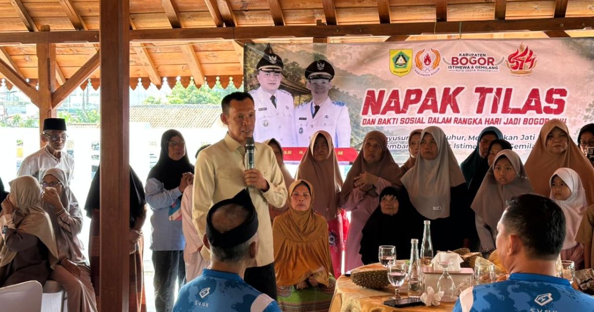 Wakil Bupati Bogor Jaro Ade ikuti napak tilas Hari Jadi Bogor dari Jasinga ke Malasari (Dok. Diskominfo Kabupaten Bogor)