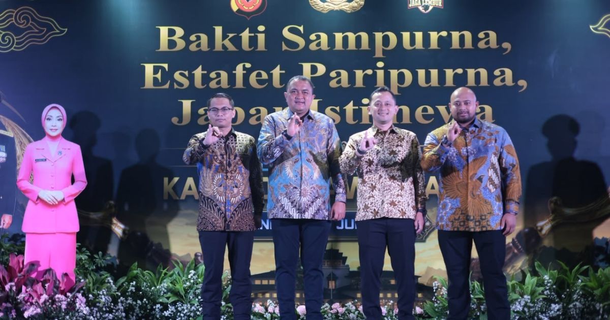 Bupati Bogor Rudy Susmanto menghadiri acara pisah sambut Kapolda Jawa Barat di Bandung (Dok. Diskominfo Kabupaten Bogor)