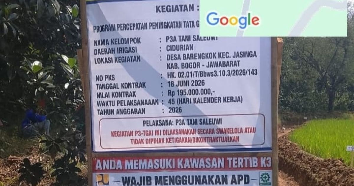PAC Gerindra Jasinga Tepis Tudingan Potong Dana P3TGAI