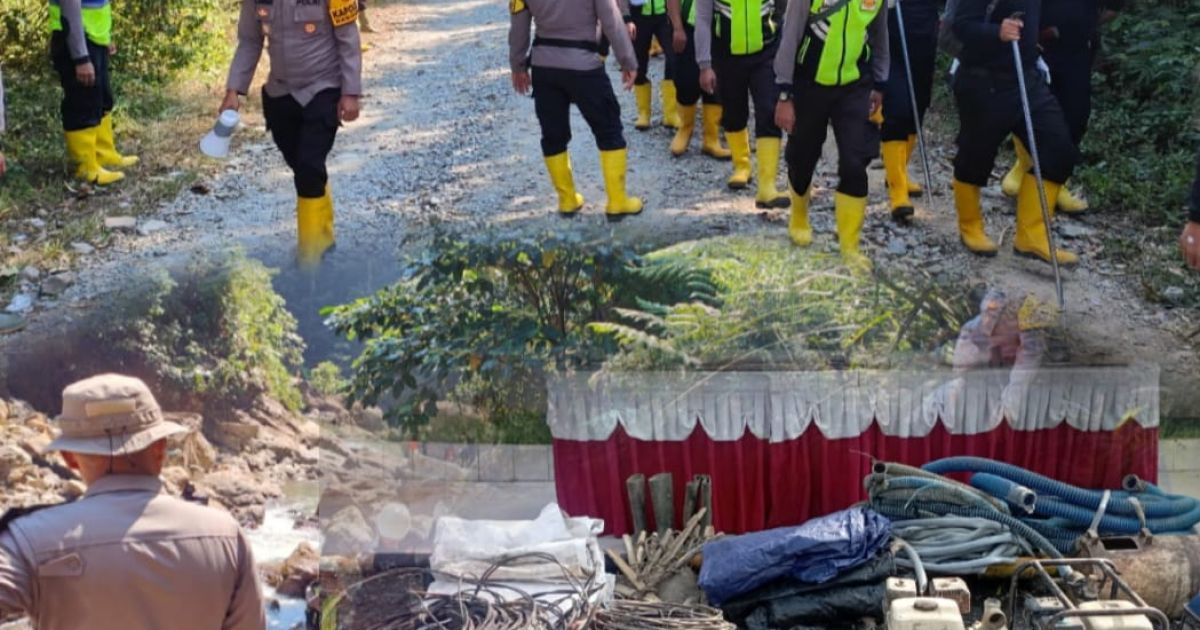 Satgas Gabungan Tutup Operasi PETI Antam Pongkor di Nanggung