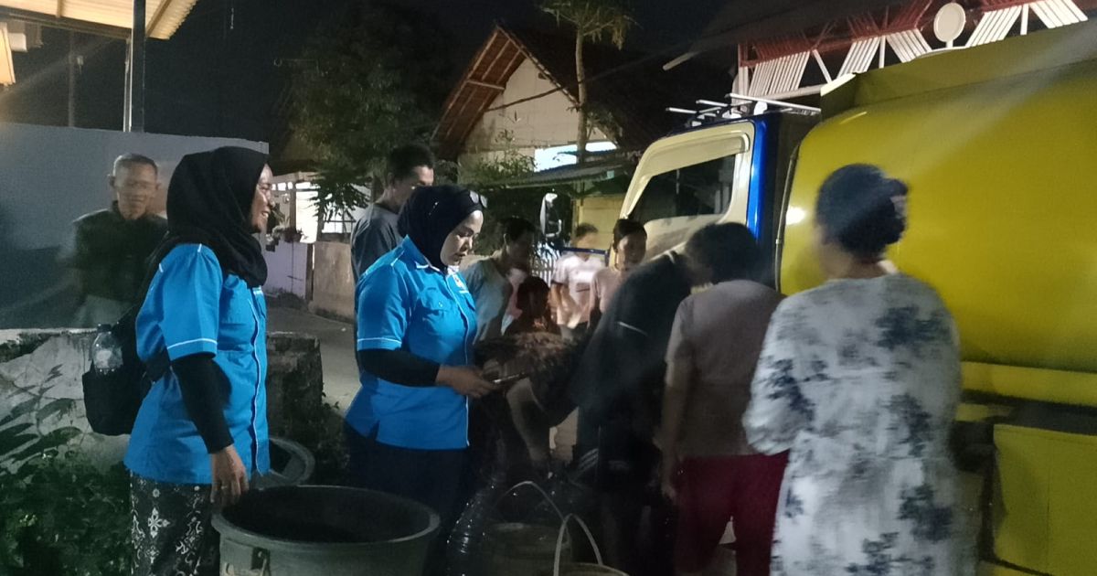 Peduli Kekeringan, KNPI Jasinga Salurkan 8.000 Liter Air Bersih ke 3 Kampung