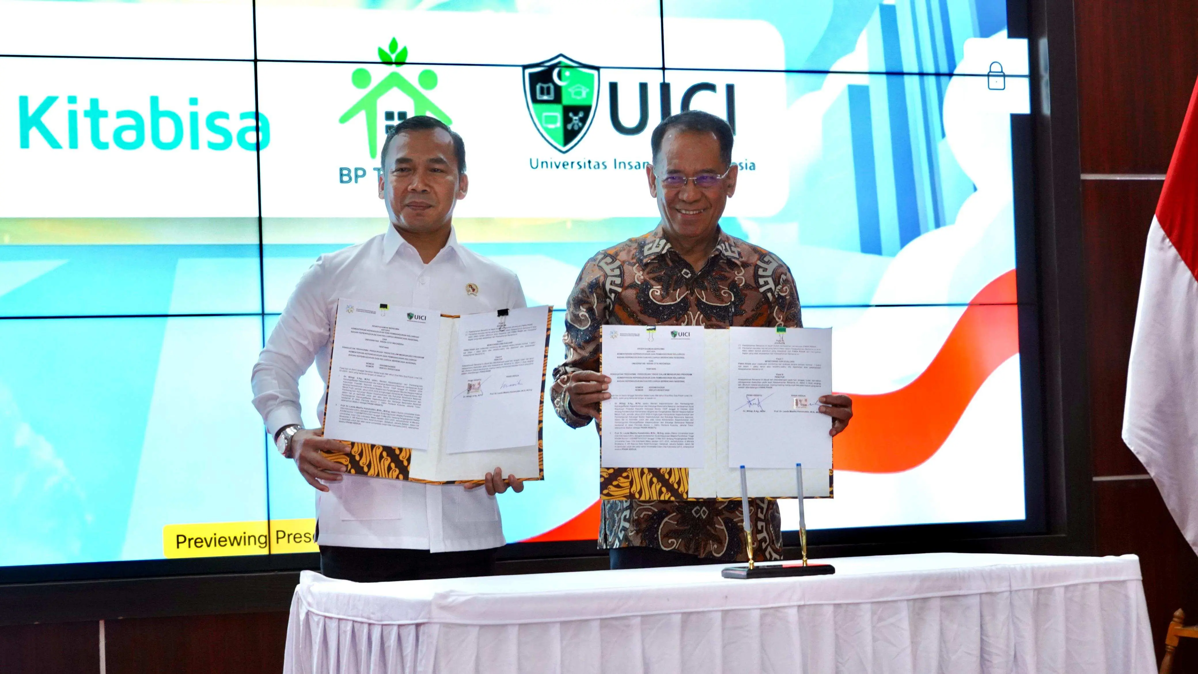UICI Gandeng BKKBN, Perkuat Tridharma dan Cegah Stunting