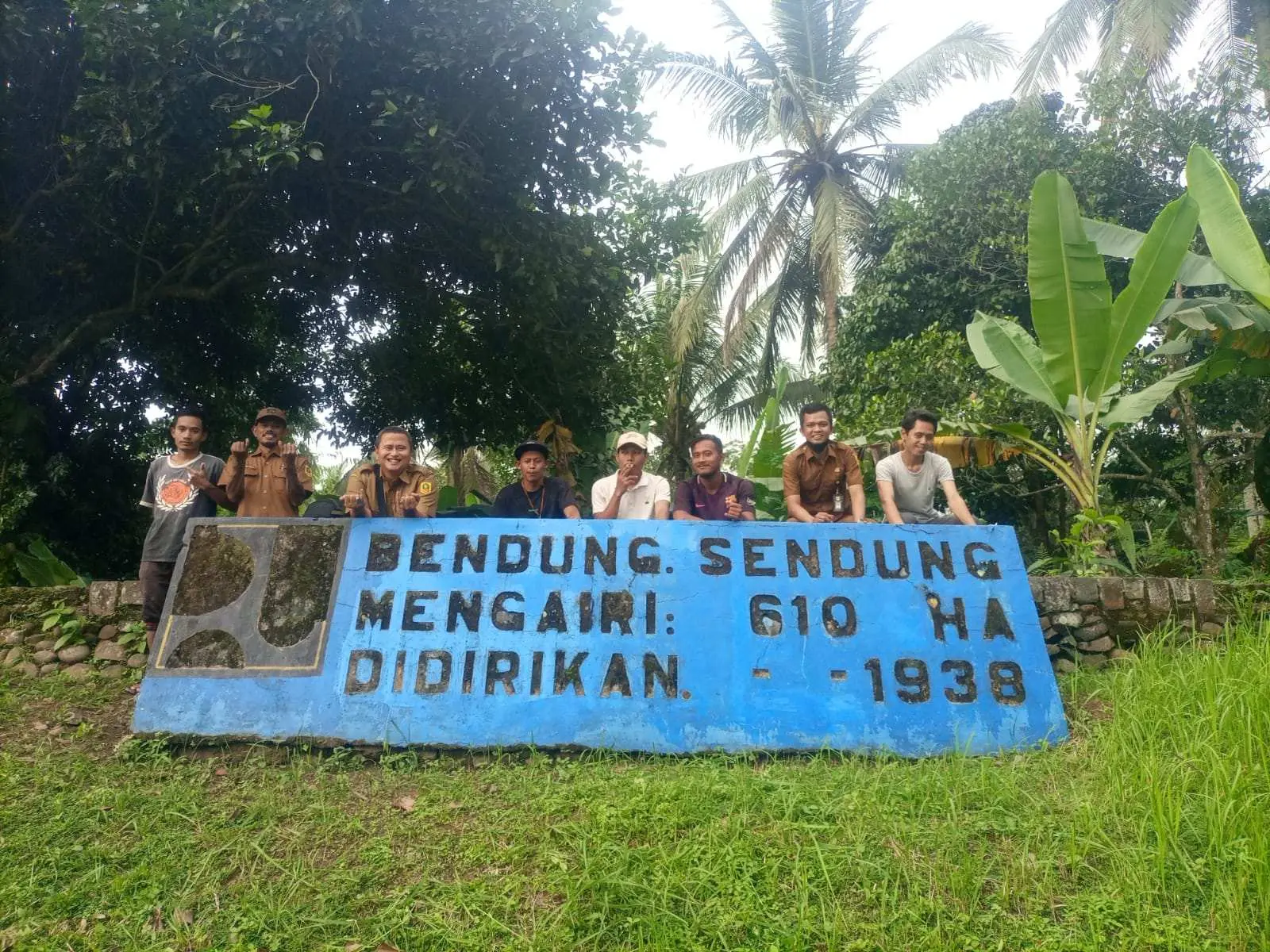 UPT Infrastruktur Irigasi Kelas A Wilayah V Tinjau Bendungan Sendung, Tegaskan Komitmen Perkuat Swasembada Pangan