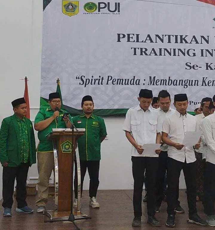 Training INTISAB Teguhkan Karakter Kader Usai Pelantikan Pemuda PUI Kabupaten Bogor