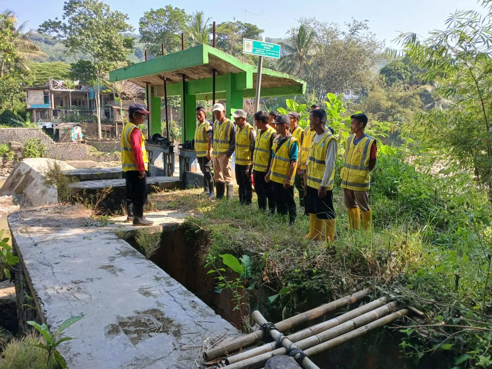UPT Irigasi Kelas A Wilayah V Jasinga Gelar Kamis Keliling di Bendungan Bongas Nanggung