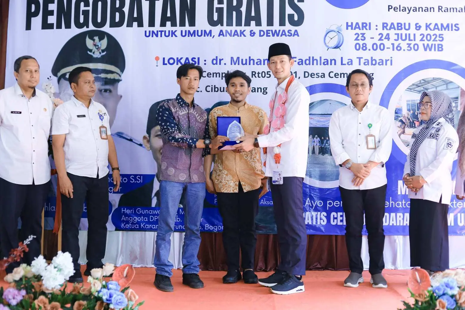 Pengobatan Gratis Kembali Digelar, Gallery Aksara ABI Gandeng Klinik dr Fadhlan