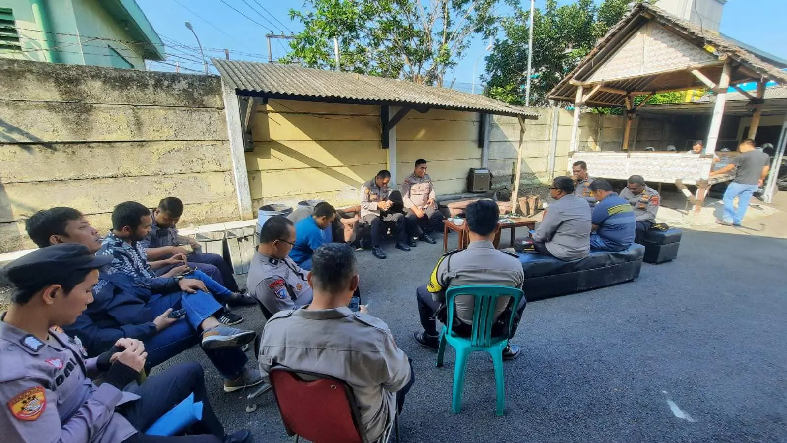 Kompol Uba Subroto Pimpin Apel di Polsek Cigudeg, Siaga Jelang HUT RI