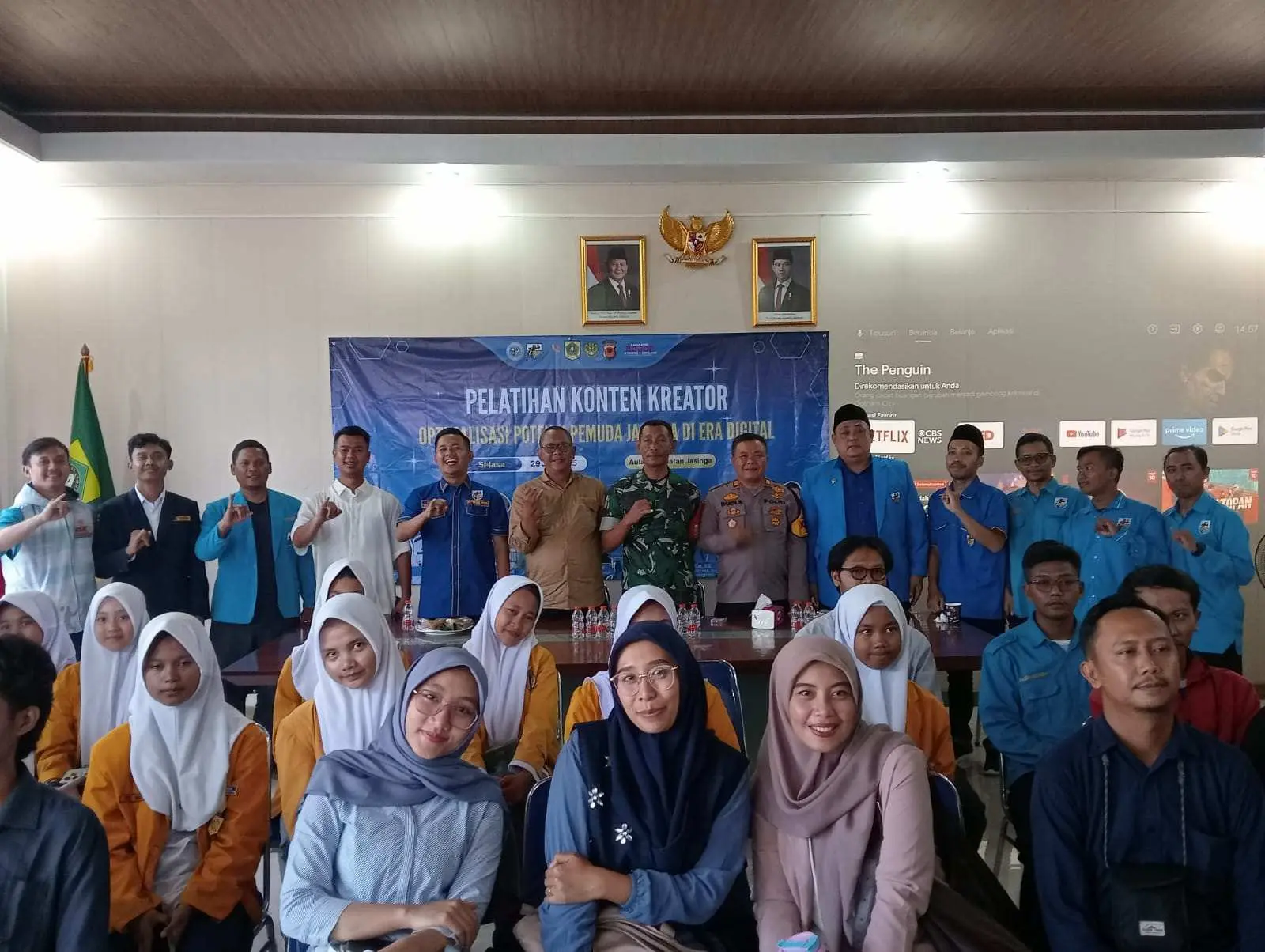 Berlangsung Hanya 30 Menit, Pelatihan Konten Kreator Pokja DPD KNPI Kabupaten Bogor Minim Peserta