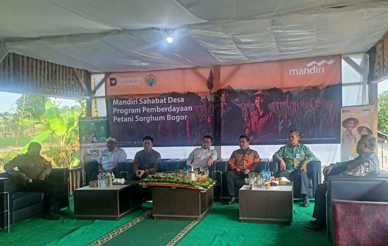 Bank Mandiri Dorong Kedaulatan Pangan Lewat Mandiri Sahabat Desa di Jasinga