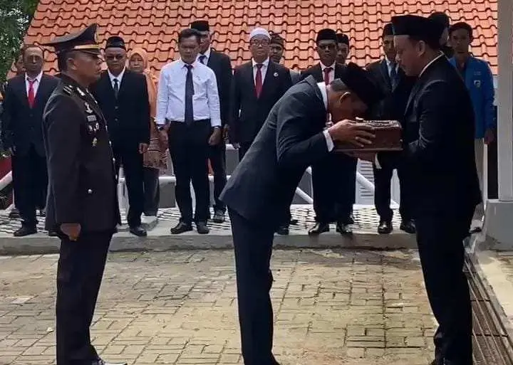Wakil Bupati Bogor Kembalikan Bendera Pusaka ke Eks-Pendopo Malasari