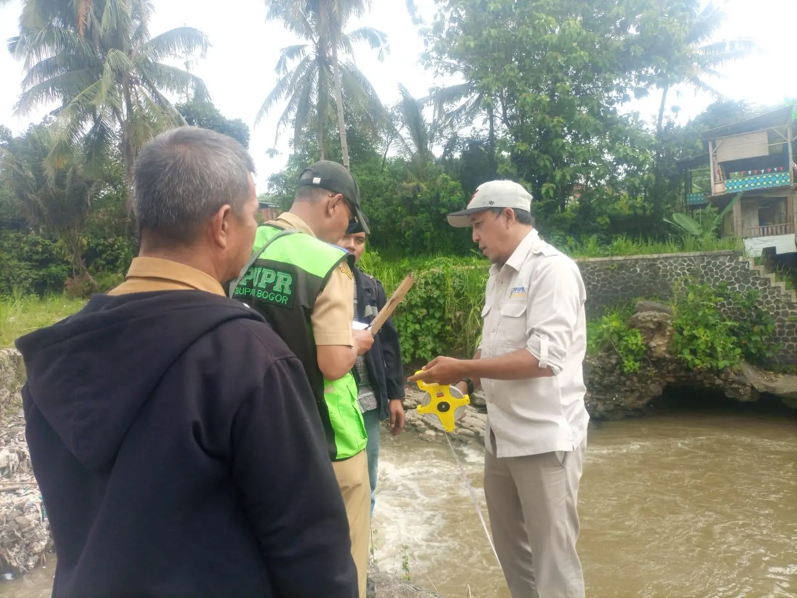 UPT Infrastruktur Irigasi Wilayah V Jasinga Tinjau Pembangunan Bendungan Bongas di Nanggung