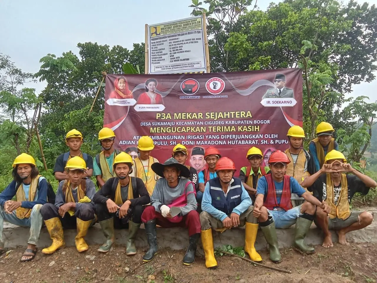 Adian Napitupulu Wujudkan Program Irigasi di Cigudeg, Petani Akhirnya Nikmati Air Layak