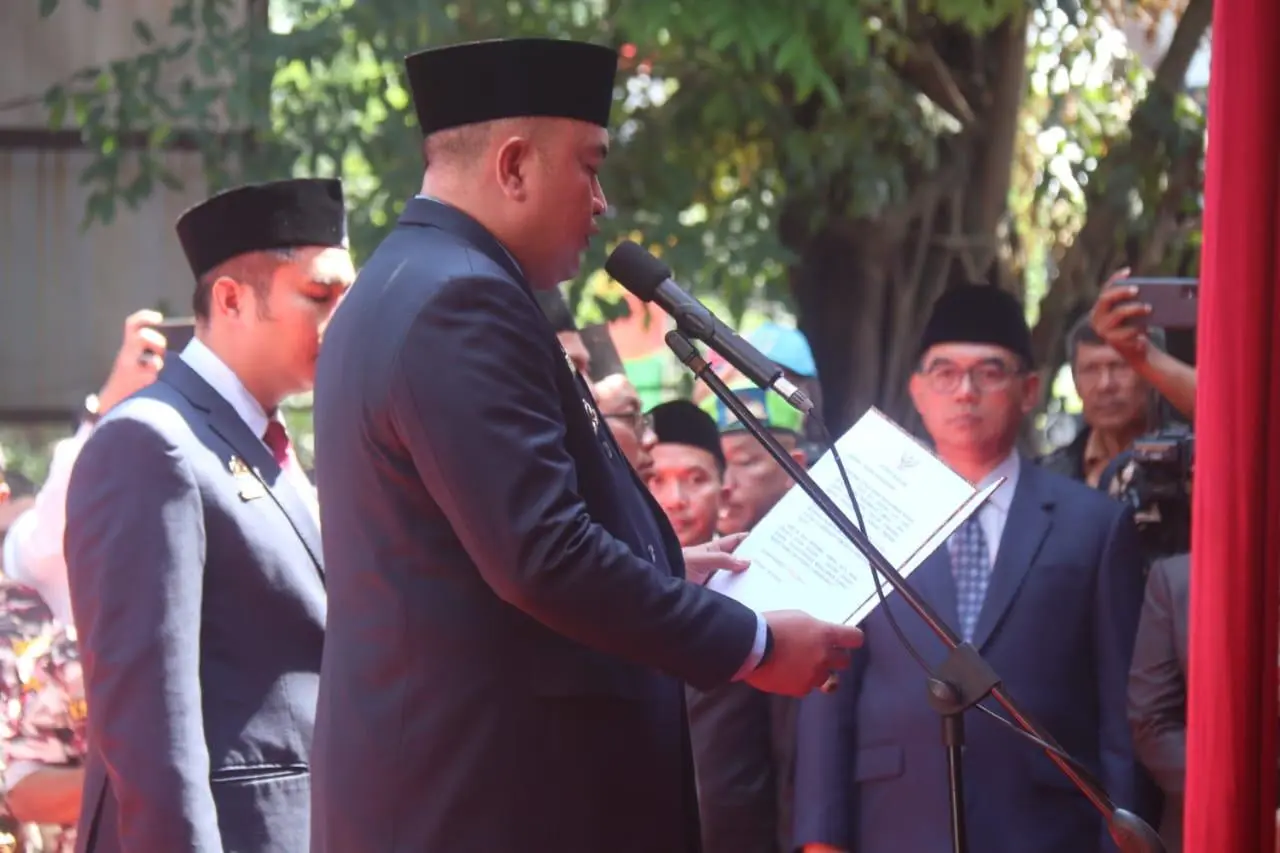Pelantikan di Ruang Publik, Rudy Susmanto Ajak Pejabat Baru Lebih Dekat dengan Masyarakat