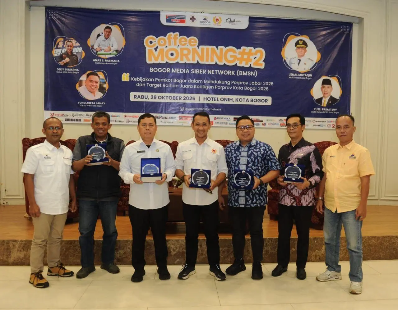 BMSN Tegaskan Peran Strategis Dukung Sukses Porprov Jabar 2026 Lewat Coffee Morning
