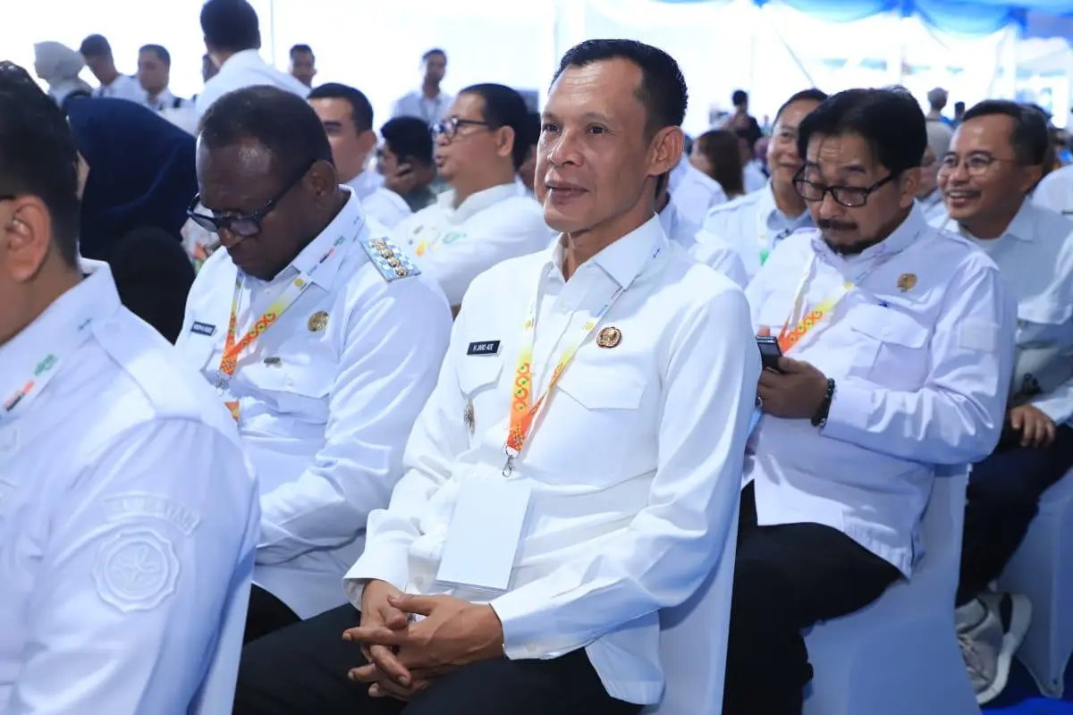 Jaro Ade Hadiri Panen Raya dan Pengumuman Swasembada Pangan di Karawang